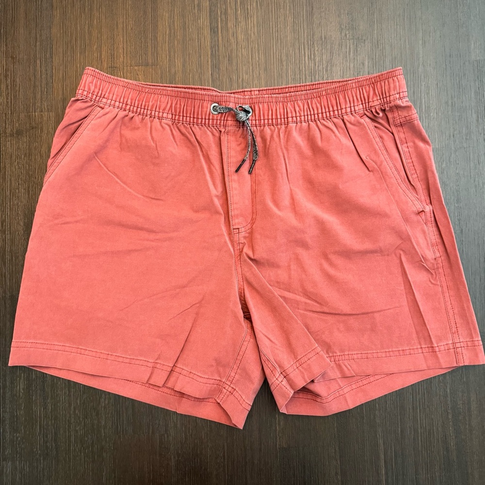 Red Casual Shorts